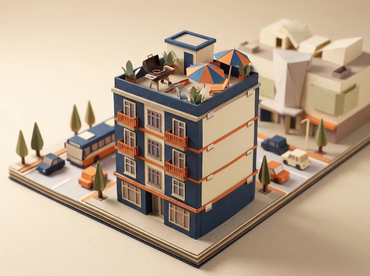 Maqueta de papel de Magistral Select